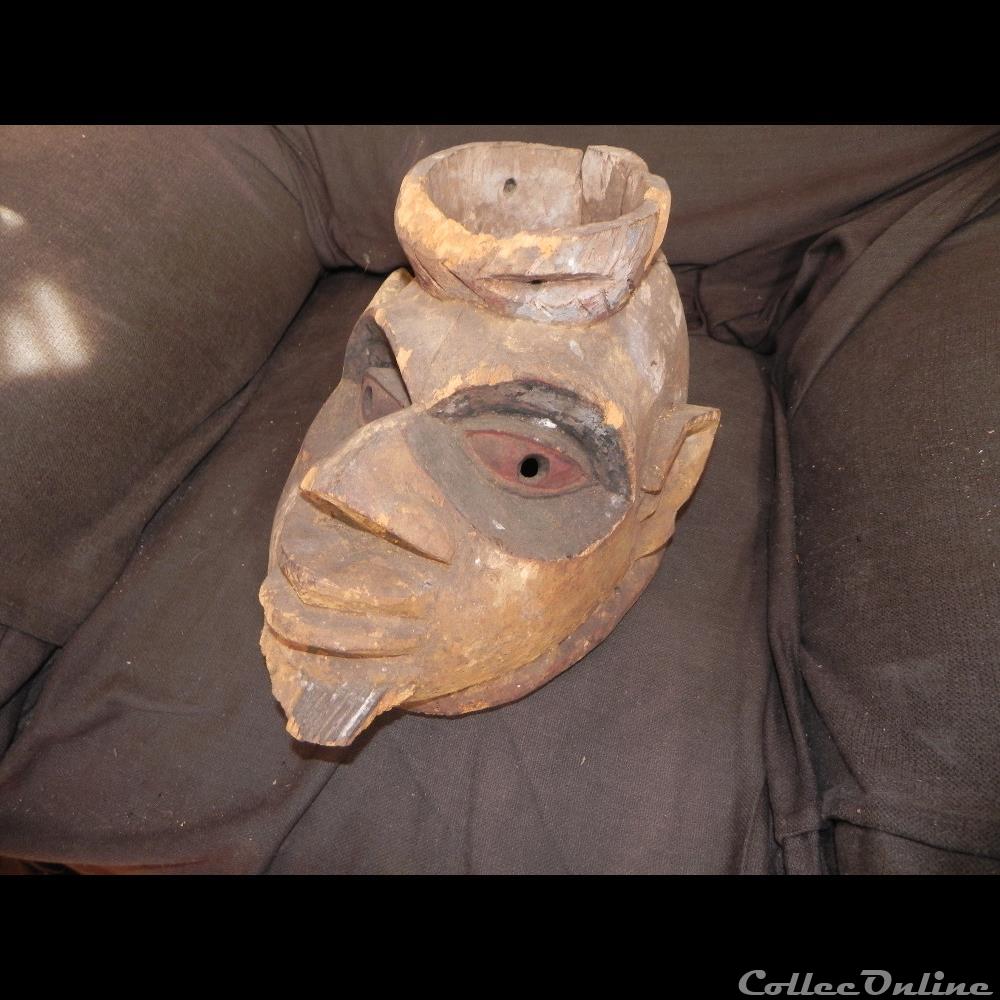 art antiquite africain masque gelede
