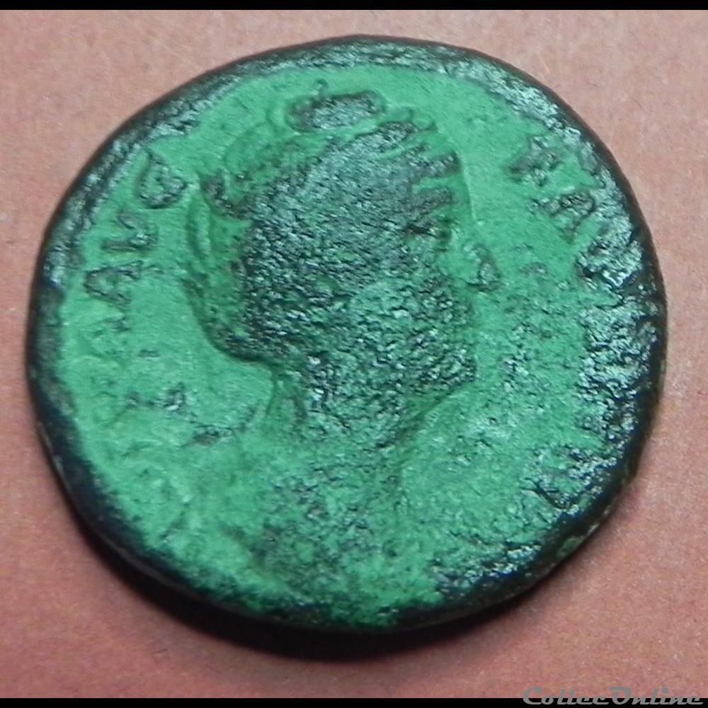 monnaie antique romaine diva faustine