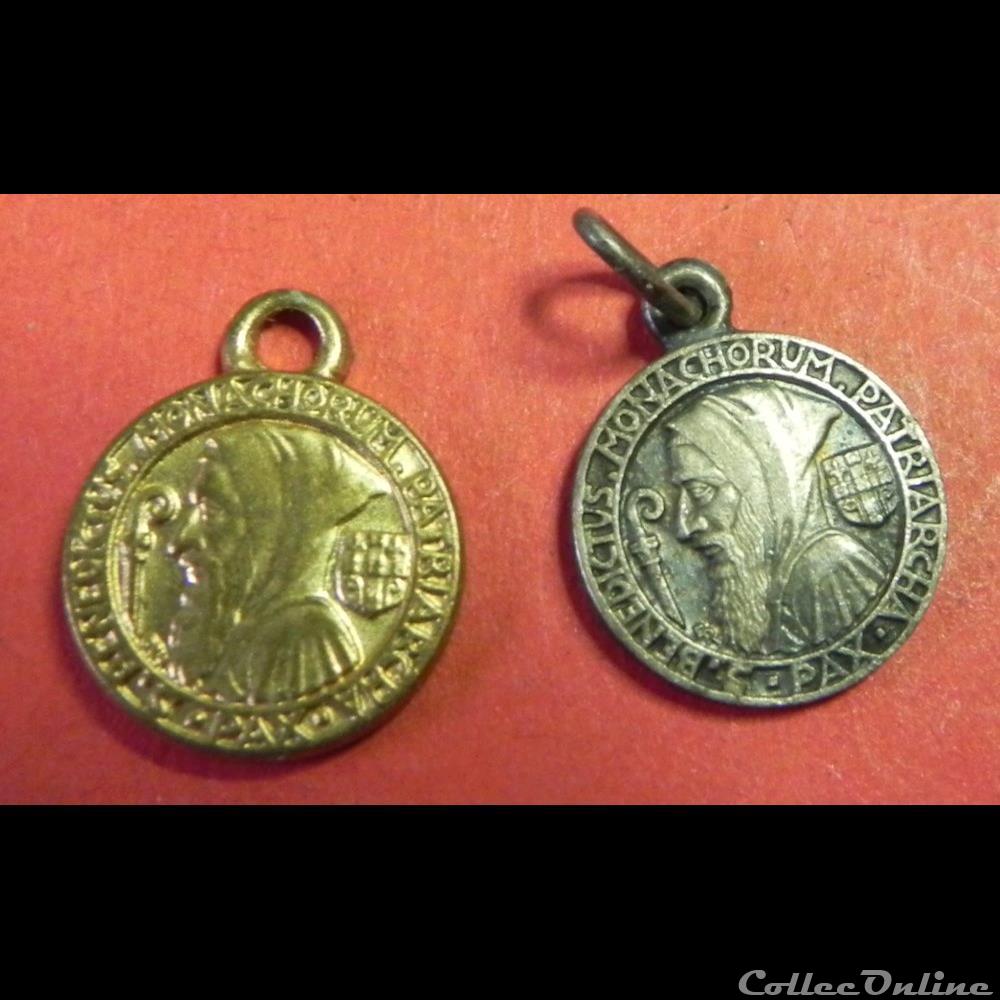 médaille de Saint Benoit 2 religieuse mandat territoriaux medaille de saint benoit