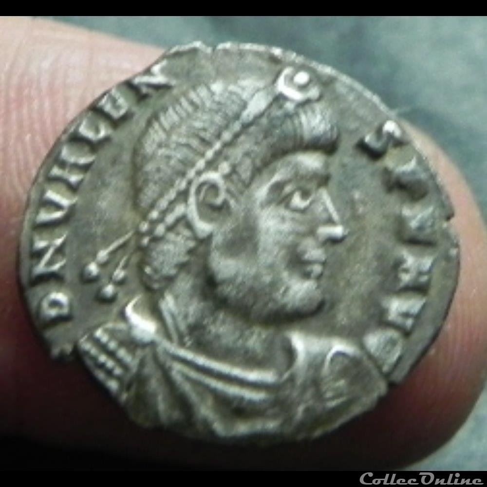 monnaie antique romaine valens lyon silique