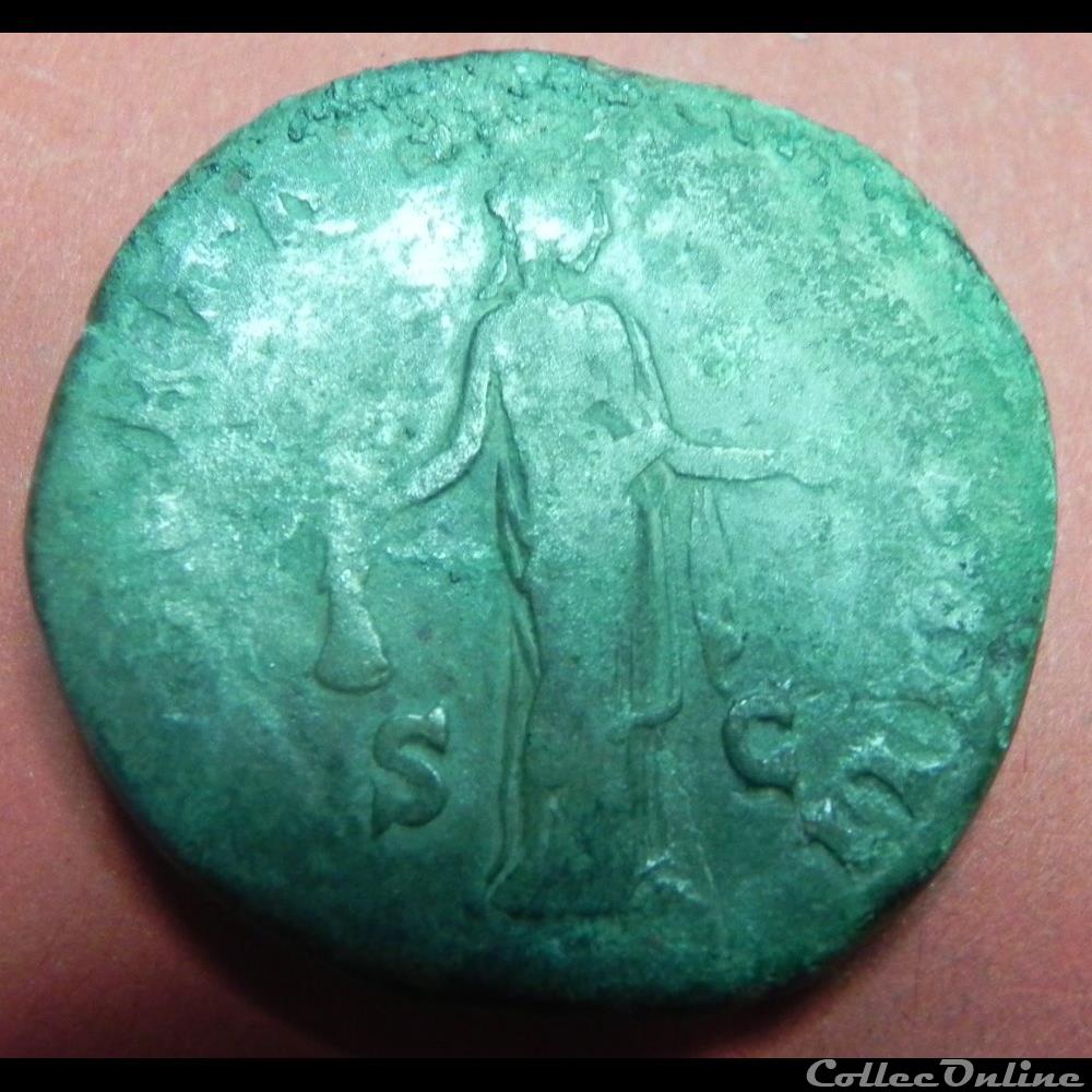 Antonin le Pieux 2 monnaie antique romaine antonin le pieux