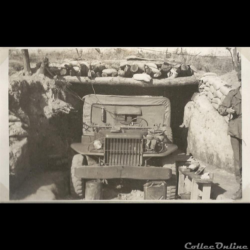 photographie poid opium europe jeep sevice sante du bataillon francais guerre de coree