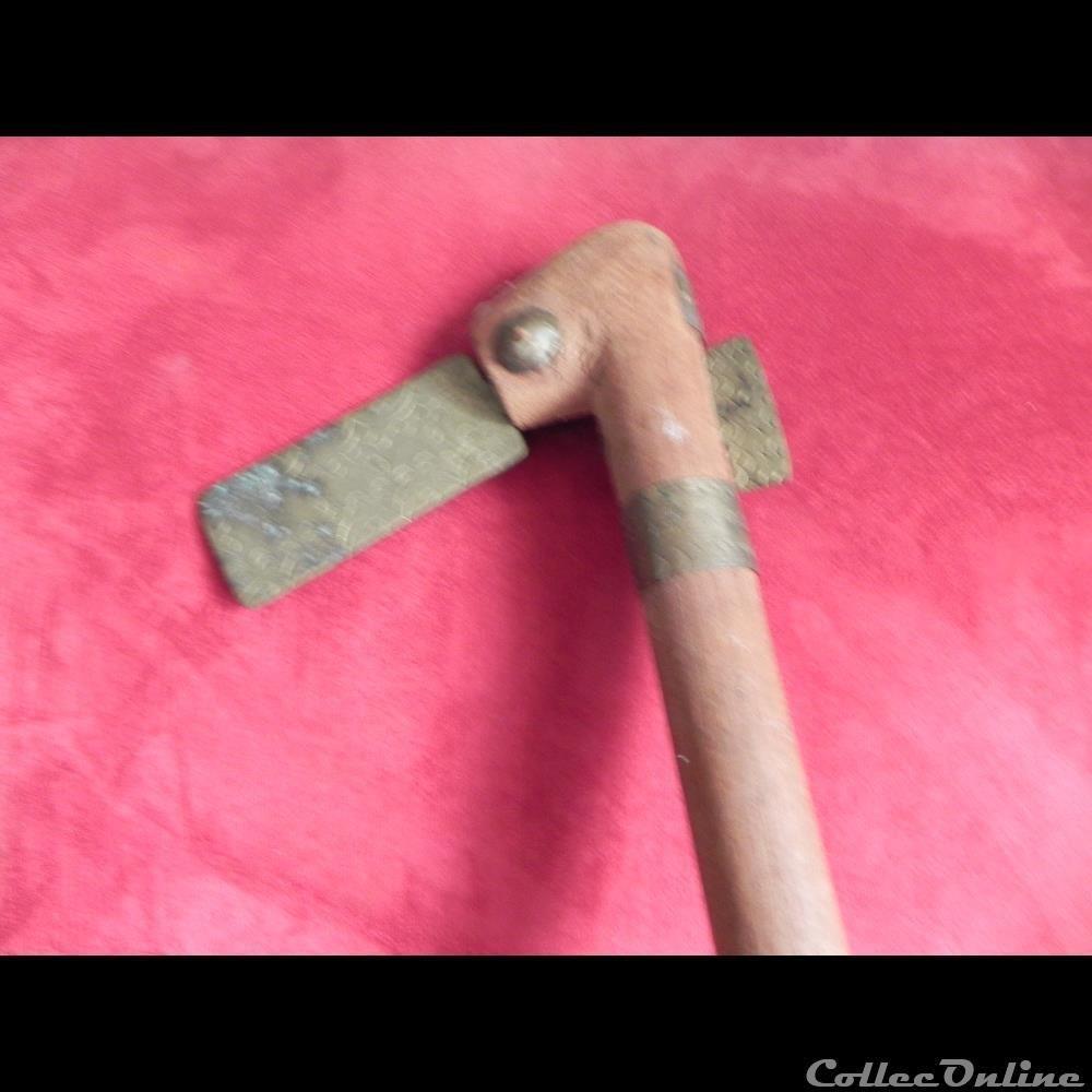Recade Fon du Dahomey/Bénin. Sceptre de messager 3 militarium arme blanch mandat territoriaux recade fon du dahomey benin sceptre de messager