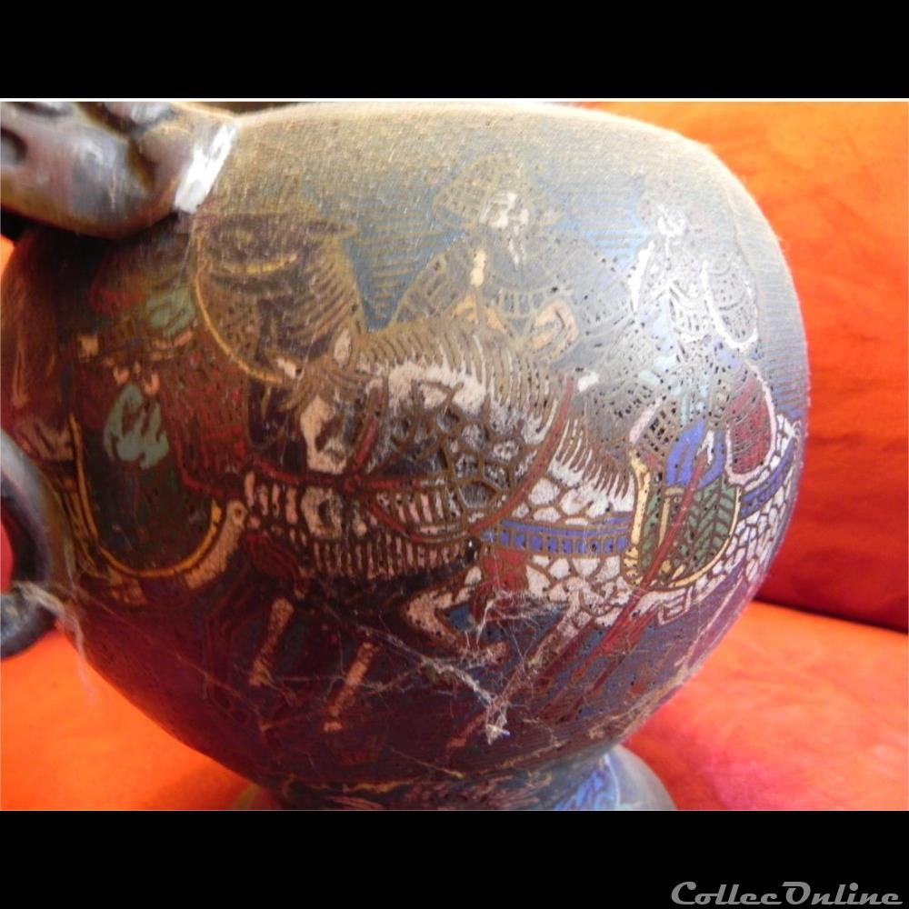 art antiquite asiatique amerique brule parfums email bronze cloisonne