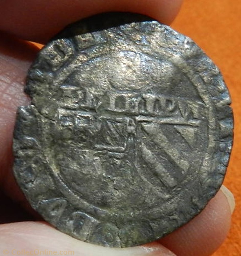 monnaie france feodale blanc aux ecus phillipe le bon bourgogne a identifier auxonne
