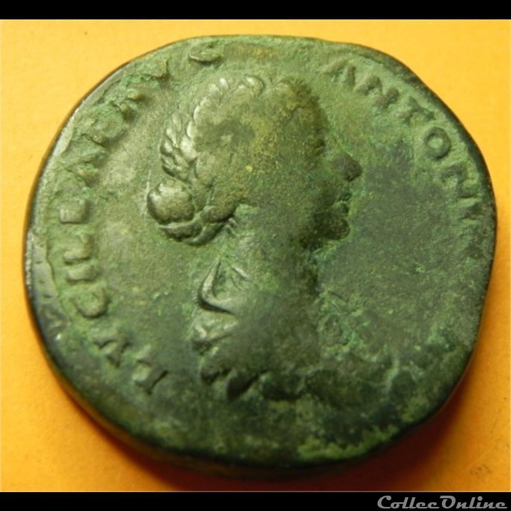 LUCILLA sesterce Hilaritas monnaie antique romaine lucilla sesterce hilaritas
