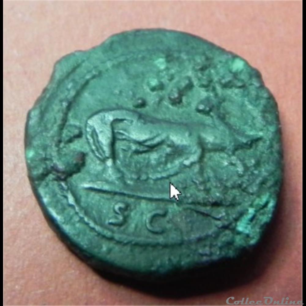 monnaie antique av jc ap romaine quadrans de tranjan ric 692