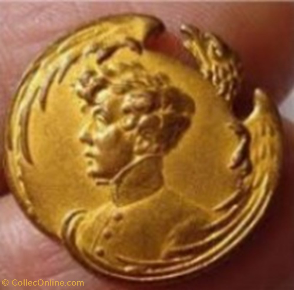 vetements et accessoires boutons militaires bouton aiglon roi de rome duc de reichstadt