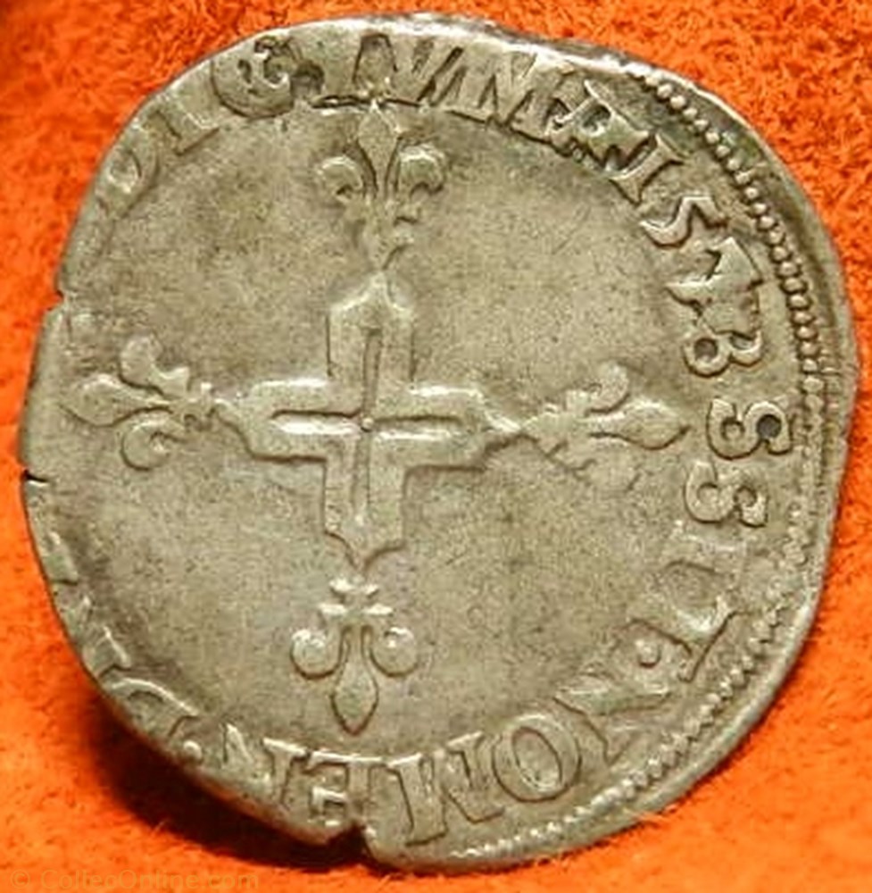 monnaie france royale henri iii double sol parisis 1578 troyes s