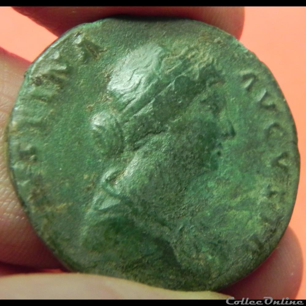 FAUSTINE MINOR sesterce AETITIA 3 monnaie antique romaine faustine minor sesterce aetitia