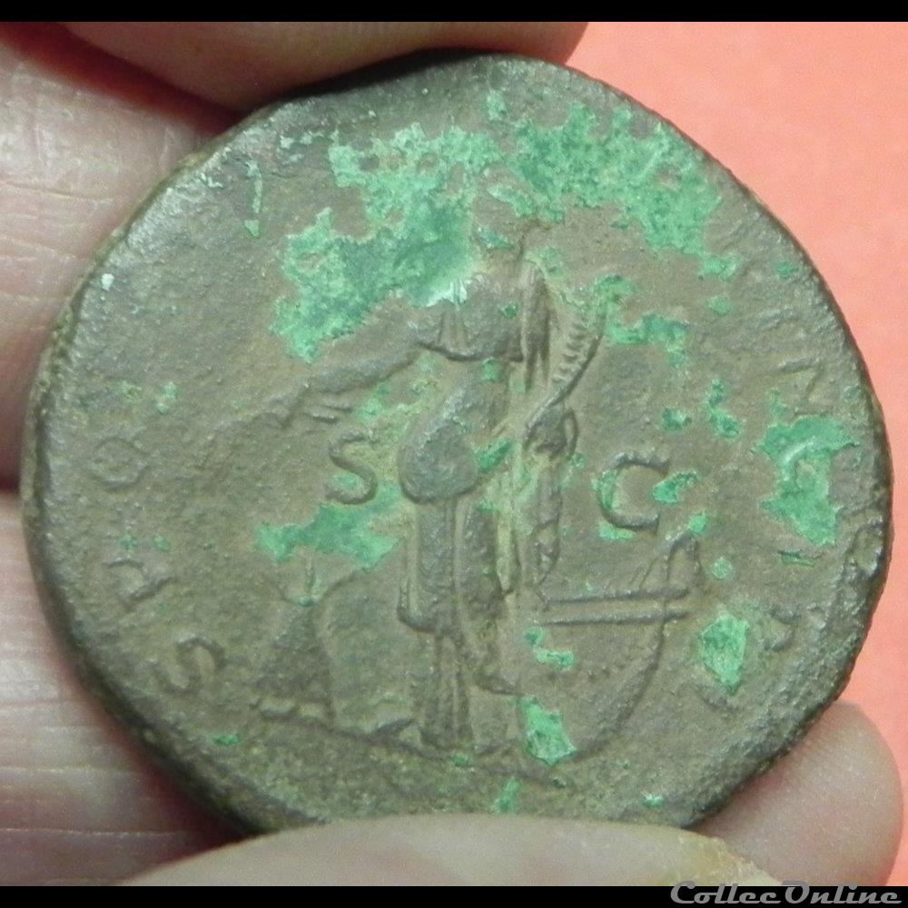 monnaie antique romaine trajan sesterce