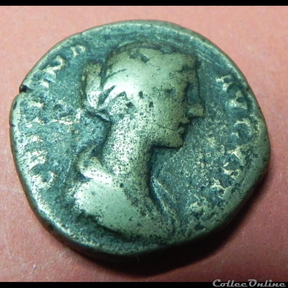 CRISPINA RIC AS 2 monnaie antique romaine crispina ric as