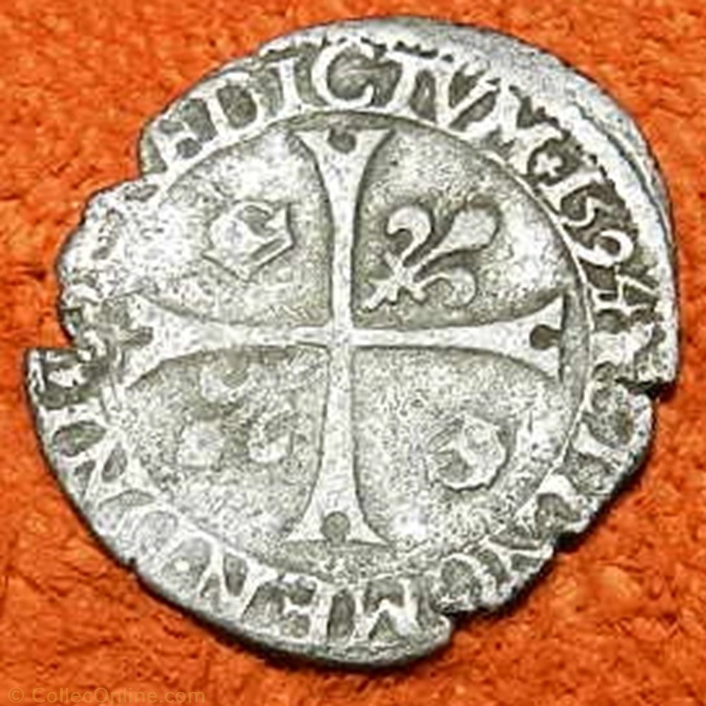 HENRI IV Douzain aux deux H, 1594 monnaie france royale henri iv douzain aux deux h 1594
