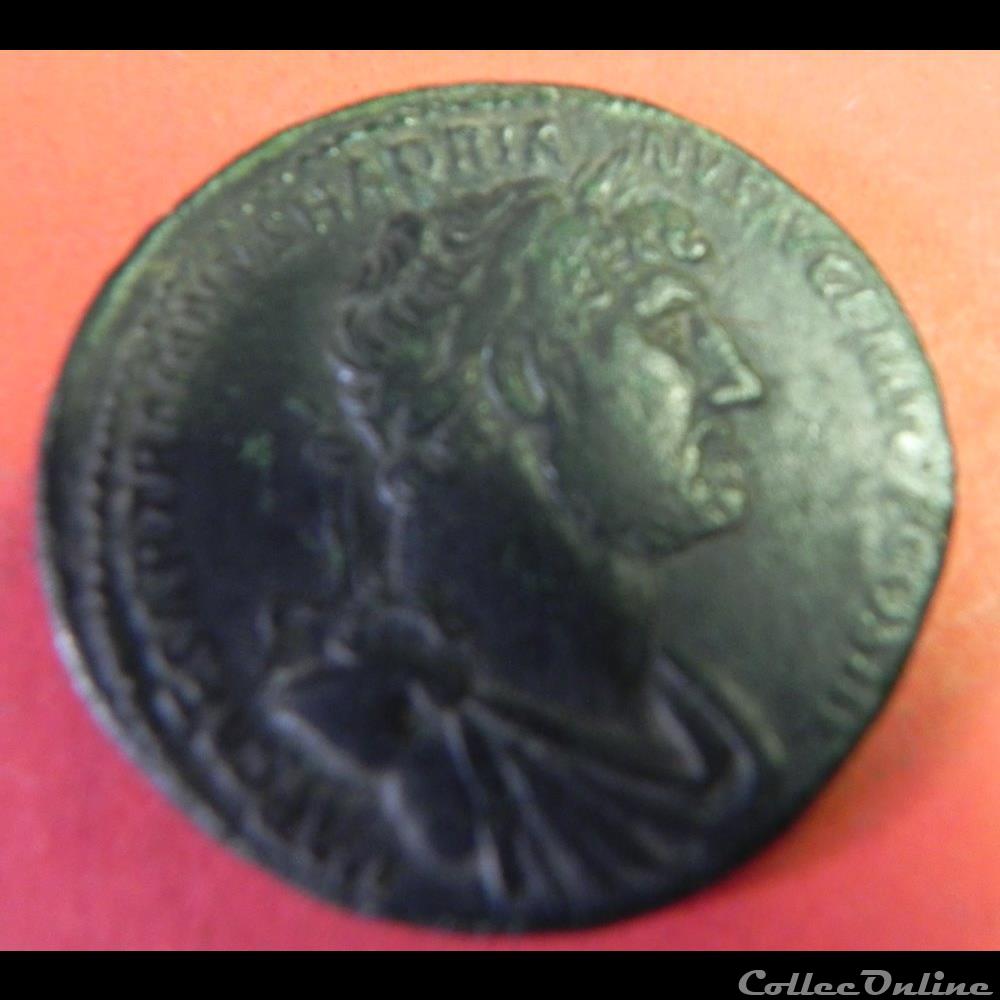Hadrianus sesterce d' HADRIEN LIBERTAS 2 monnaie antique romaine hadrianus sesterce hadrien libertas