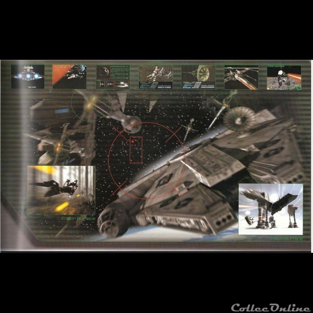 flyer double sega star wars trilogy jeu vidéo 2 autre archeologie europe flyer double sega star wars trilogy jeu video