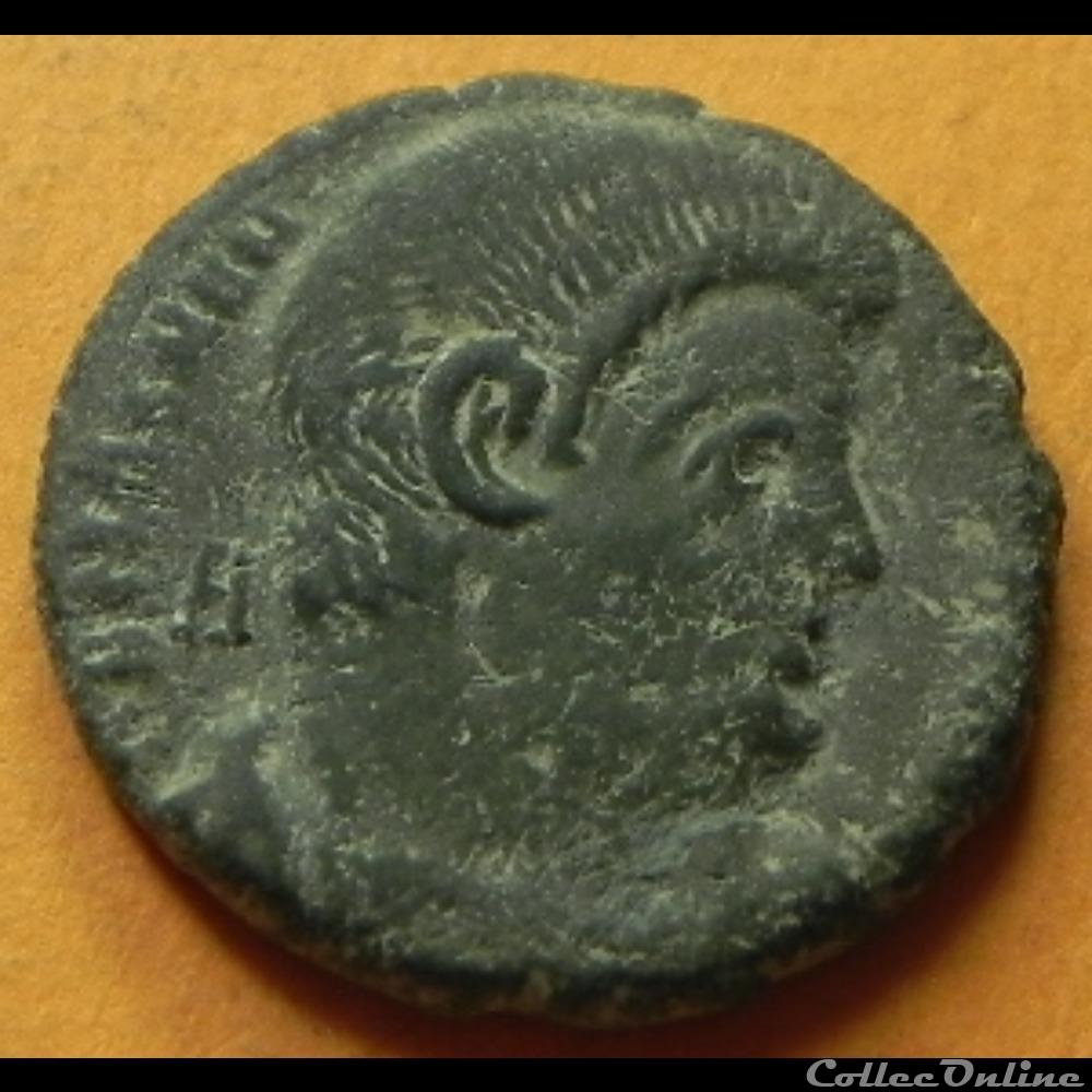 monnaie antique romaine magnence victoriae dd nn avg caes