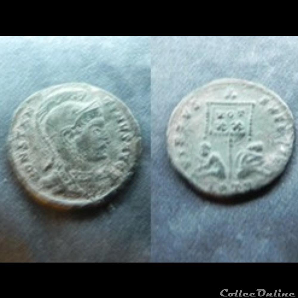 Constantin I VIRTVS - EXERCIT/ VOT/XX/ (CHRISME) Trèves monnaie antique romaine constantin i virtvs exercit vot xx chrisme treves