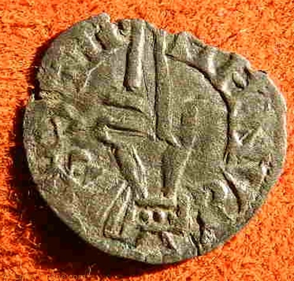 Besançon denier à la main bénissante HUGO monnaie france feodale besancon denier a la main benissante hugo