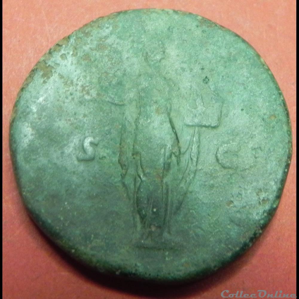 Antonin le Pieux COS III 2 monnaie antique romaine antonin le pieux cos iii
