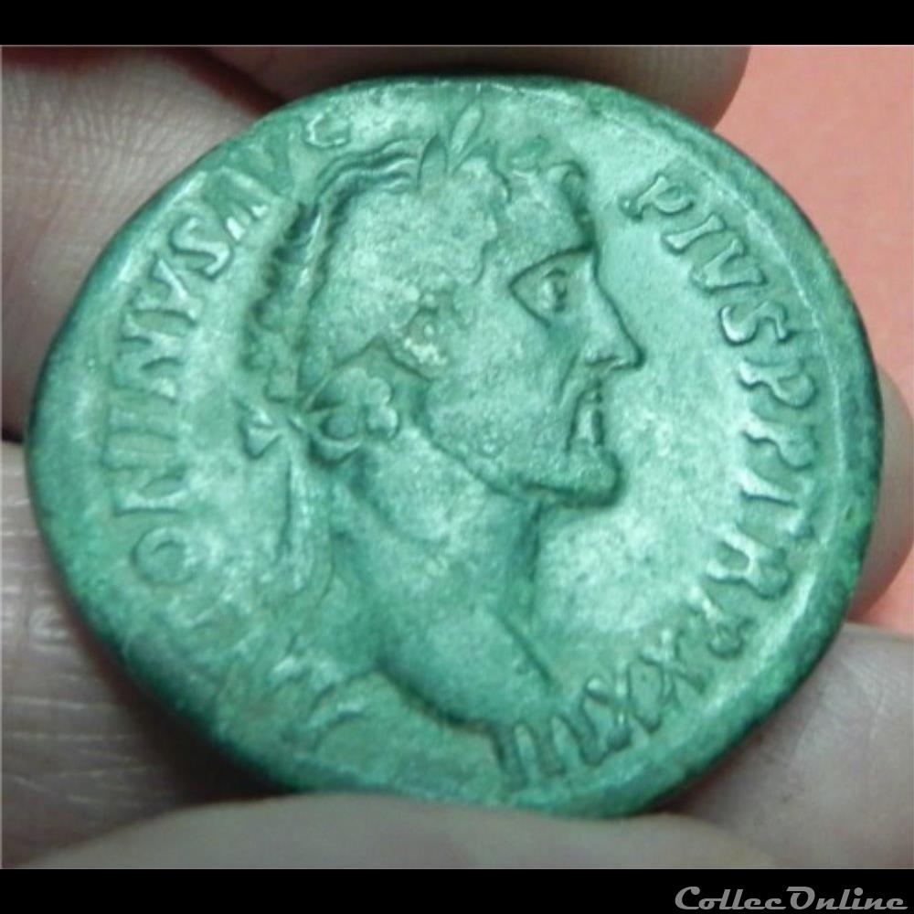 sesterce Antonin le Pieux 2 monnaie antique romaine sesterce antonin le pieux