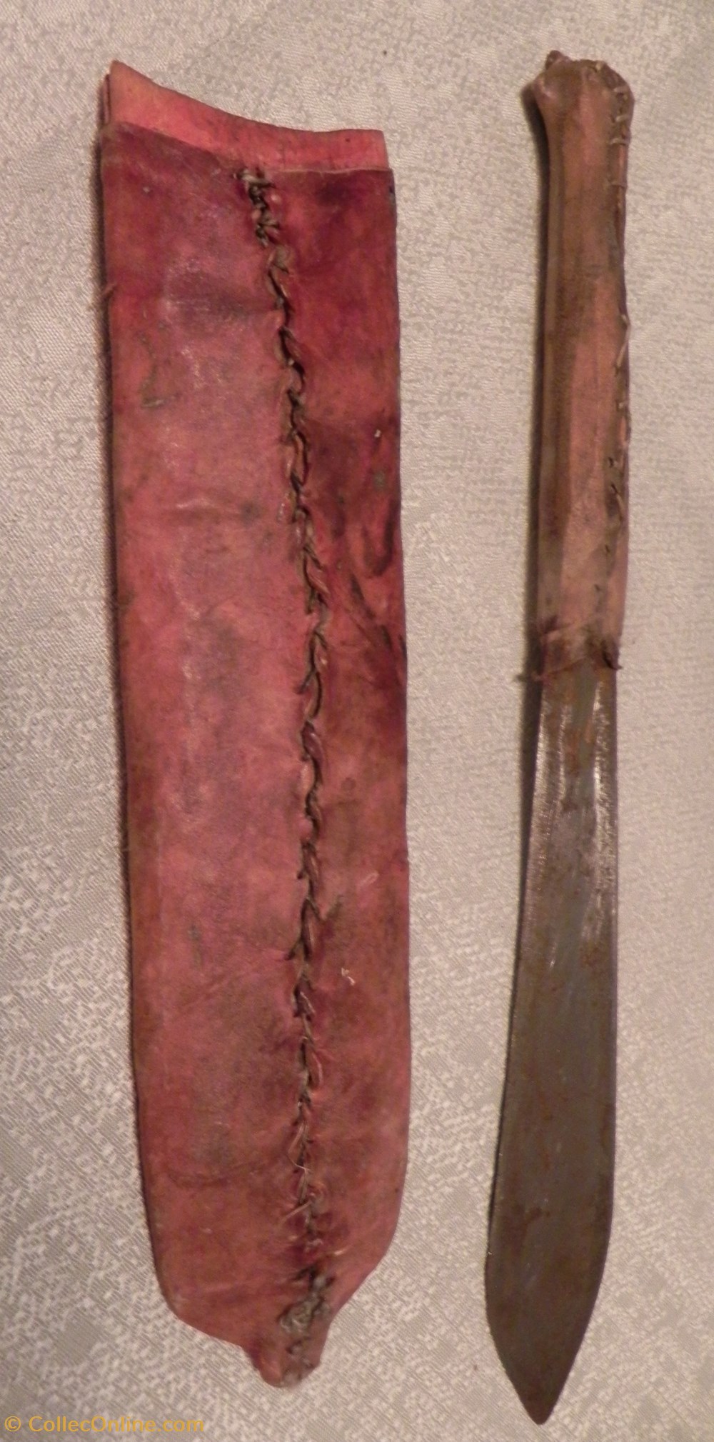 militaria armes blanches couteau de tribu massai du kenya 1950