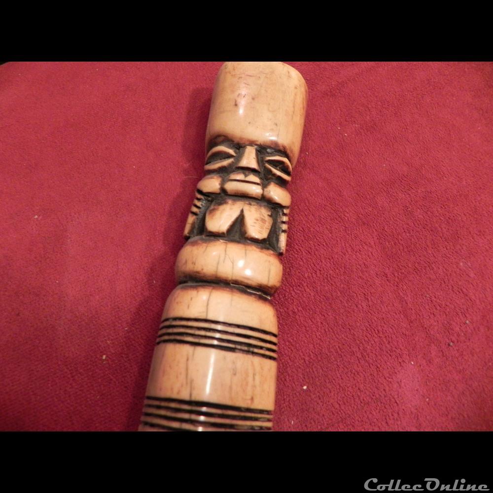 art antiquite africain arme couteau bamoun