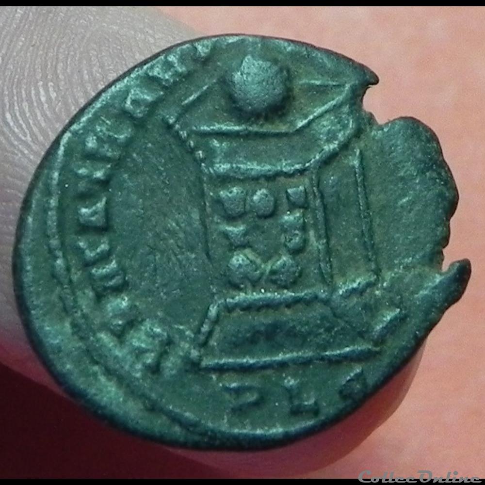 monnaie antique romaine constantin i beata tran qvillitas constantinus plg lyon