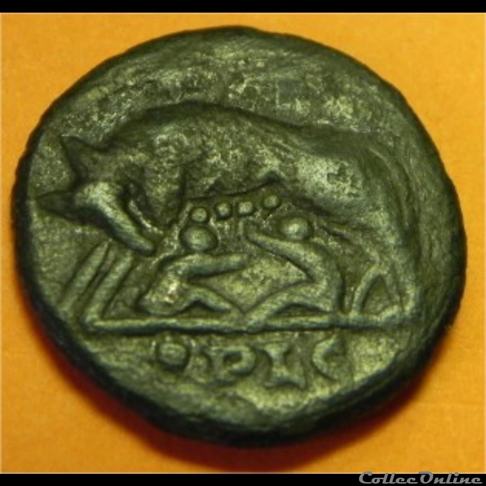 monnaie antique romaine vrbs roma lyon