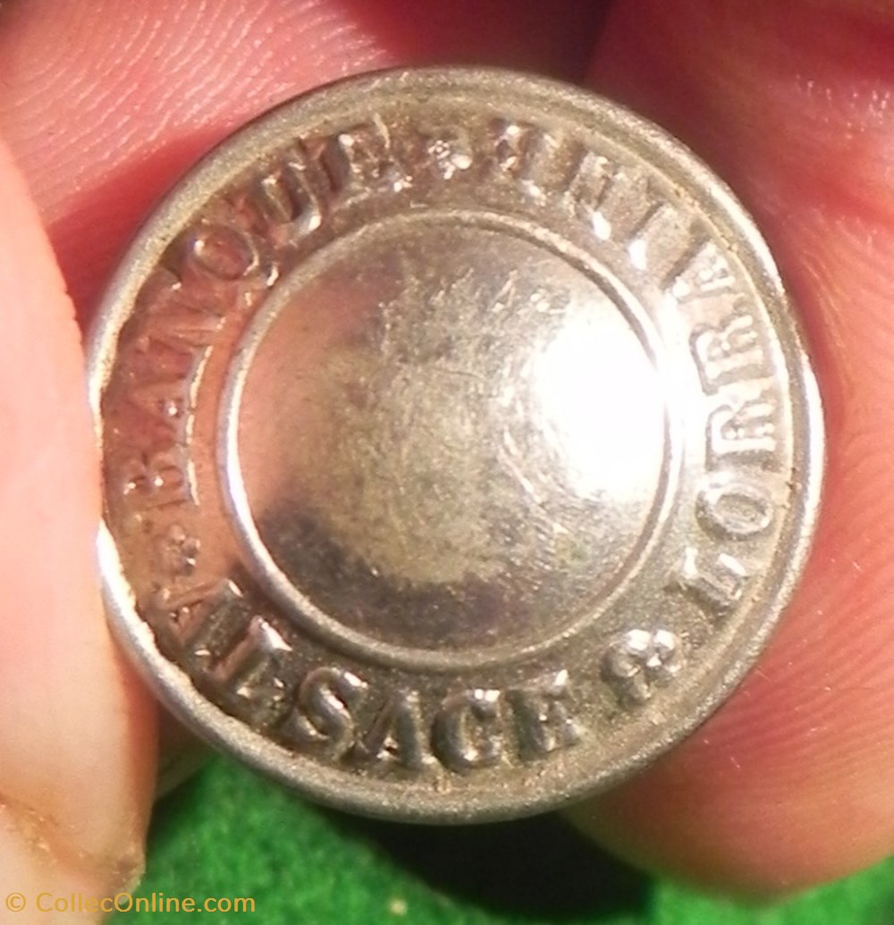 vetements et accessoires boutons militaires bouton banque alsace lorraine