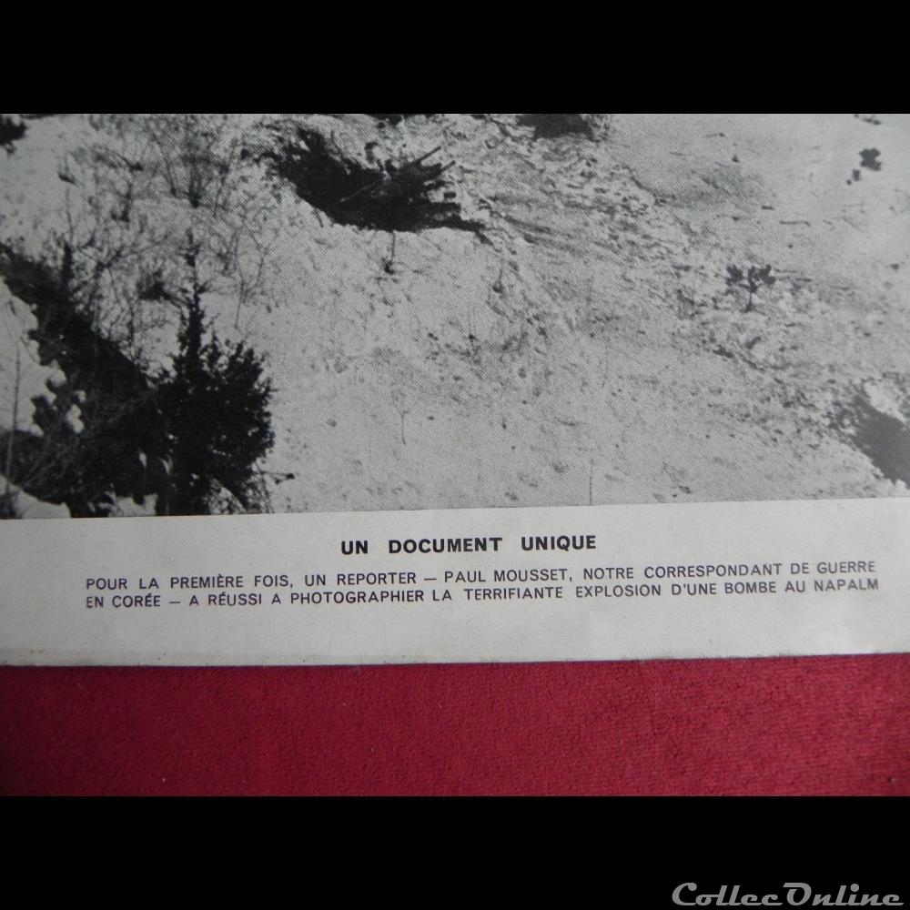 France illustration : première bombe au Napalm 5 militarium revue journaux mandat territoriaux france illustration premiere bombe au napalm