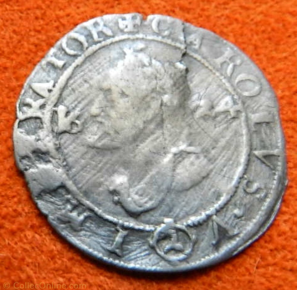 Besançon 2 gros 1624 monnaie france feodale besancon 2 gros 1624
