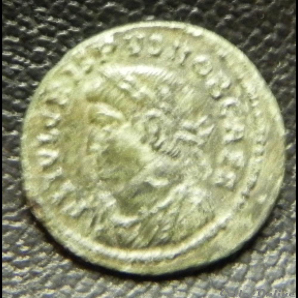 Crispus VOT X PLGC tête à gauche nummus 3 monnaie antique romaine crispus vot x plgc tete a gauche nummus