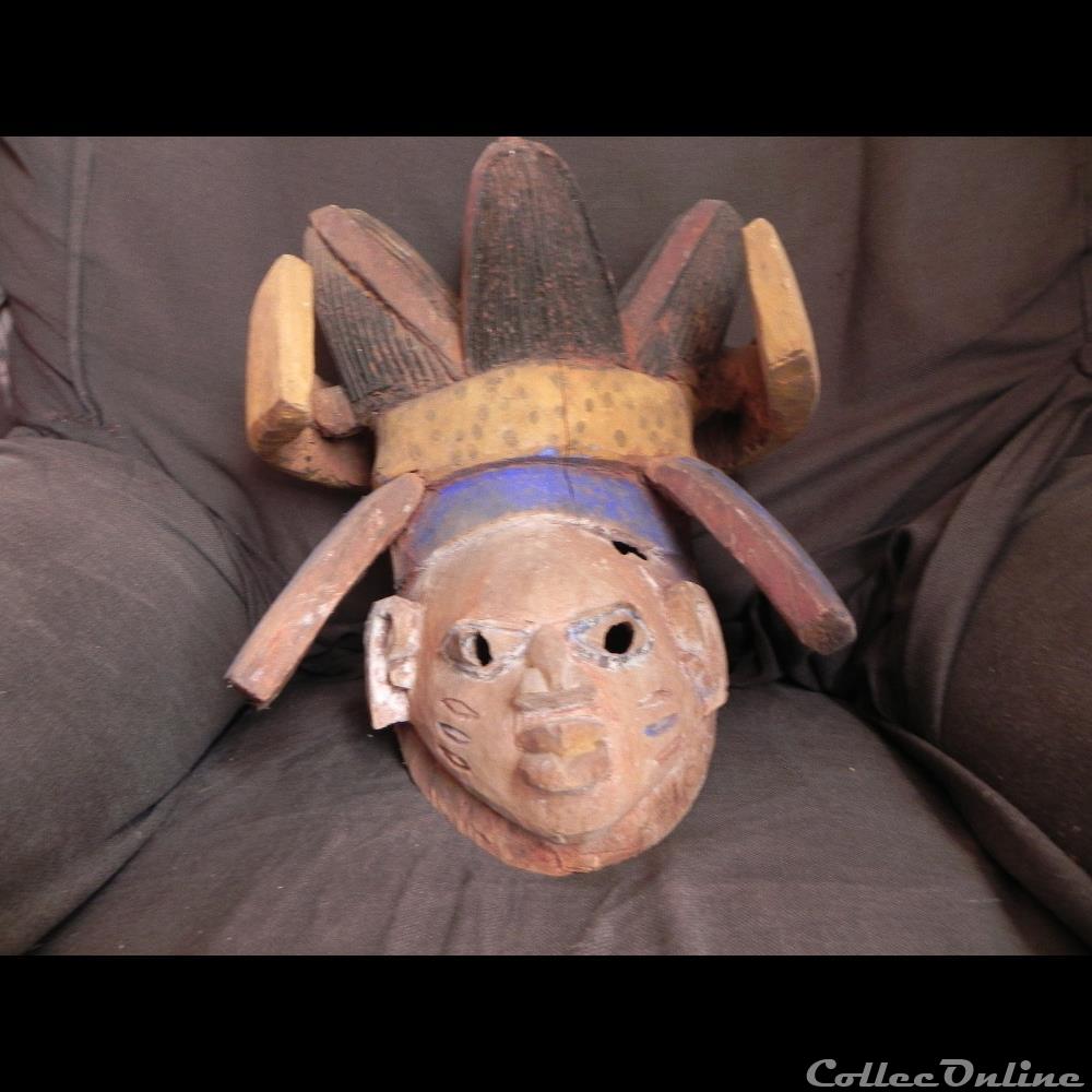 GELEDE art antiquite africain masque gelede