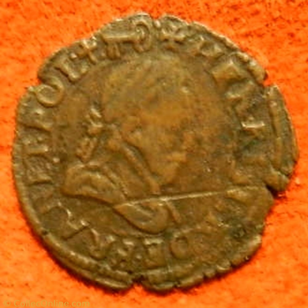 monnaie france a royale henri iii 1584 double tournois dijon