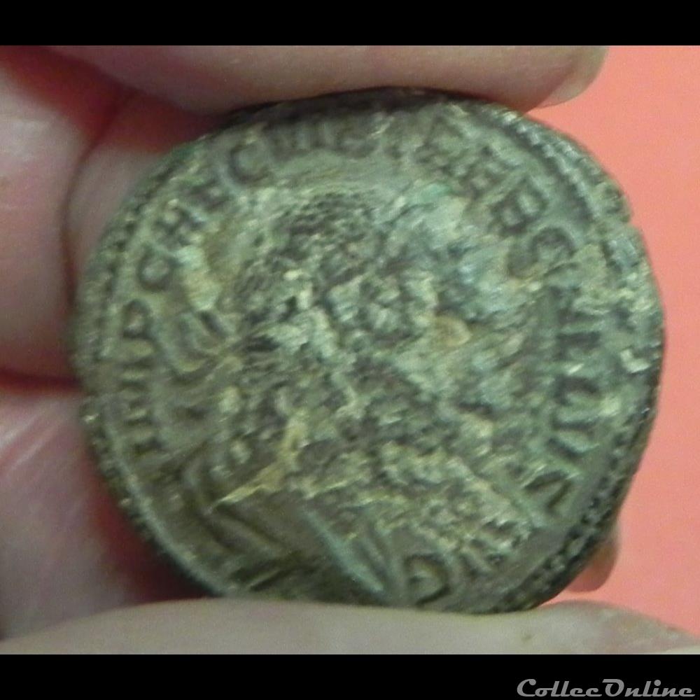 monnaie antique romaine trebonien galle as ric 103f