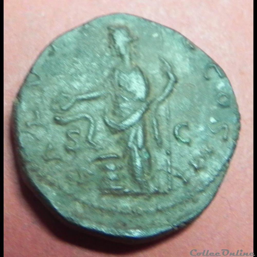 monnaie antique romaine antonin le pieux dupondius