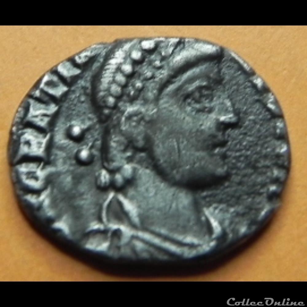 monnaie antique romaine gratien silique vrbs roma