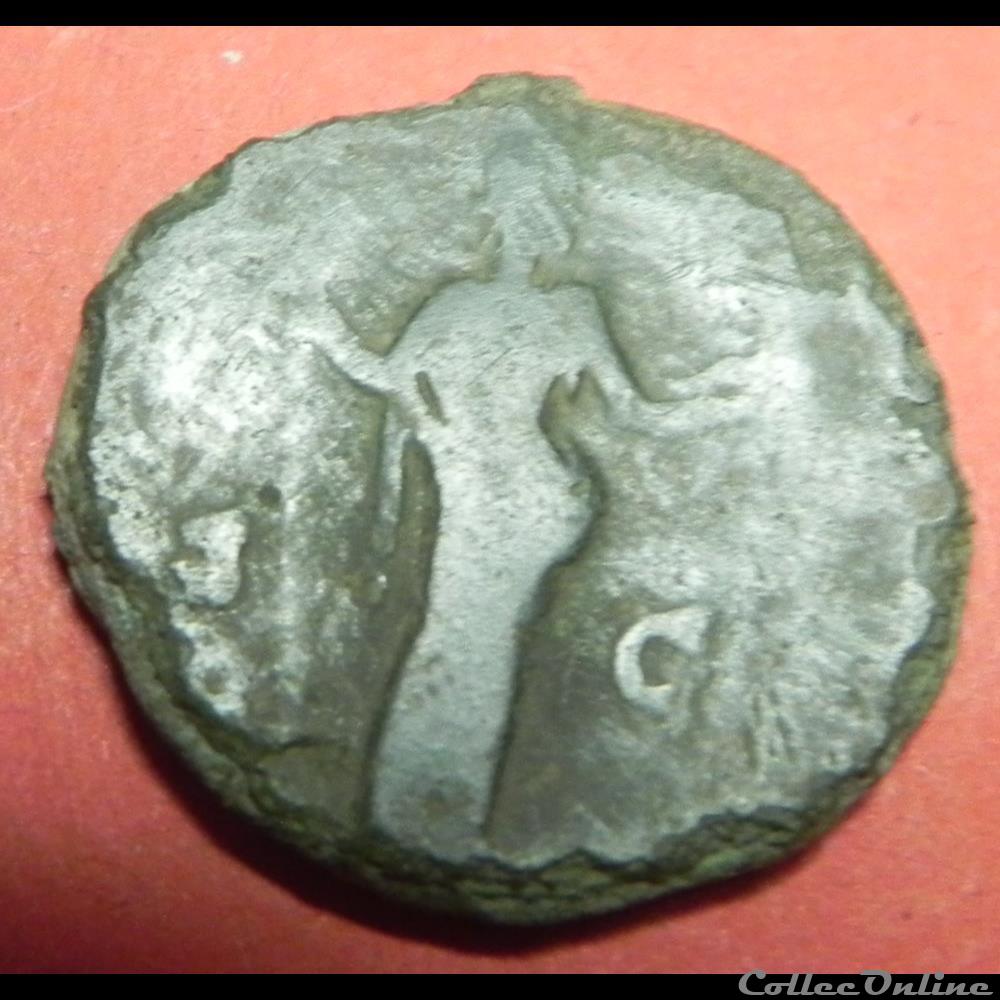 monnaie antique romaine faustine minor demi dupondius