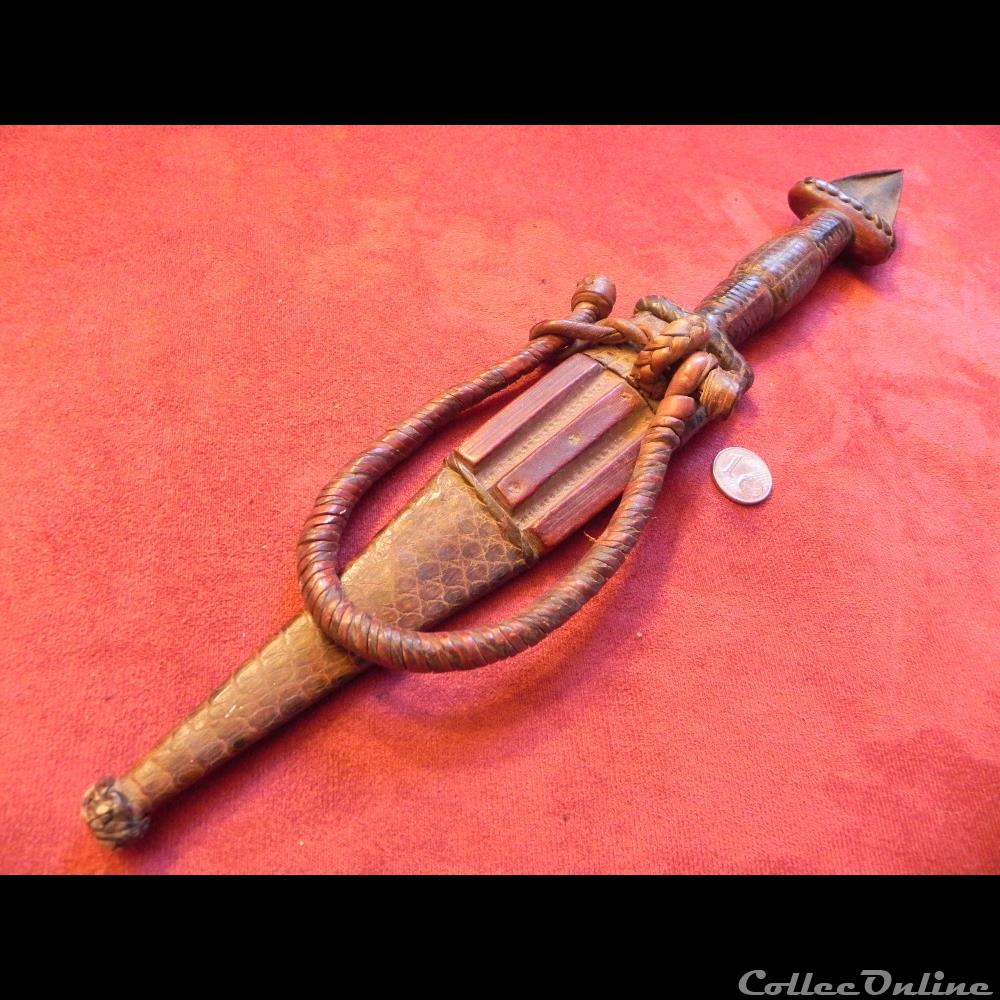 militarium arme blanch mandat territoriaux poignard touareg d agadez niger tubu