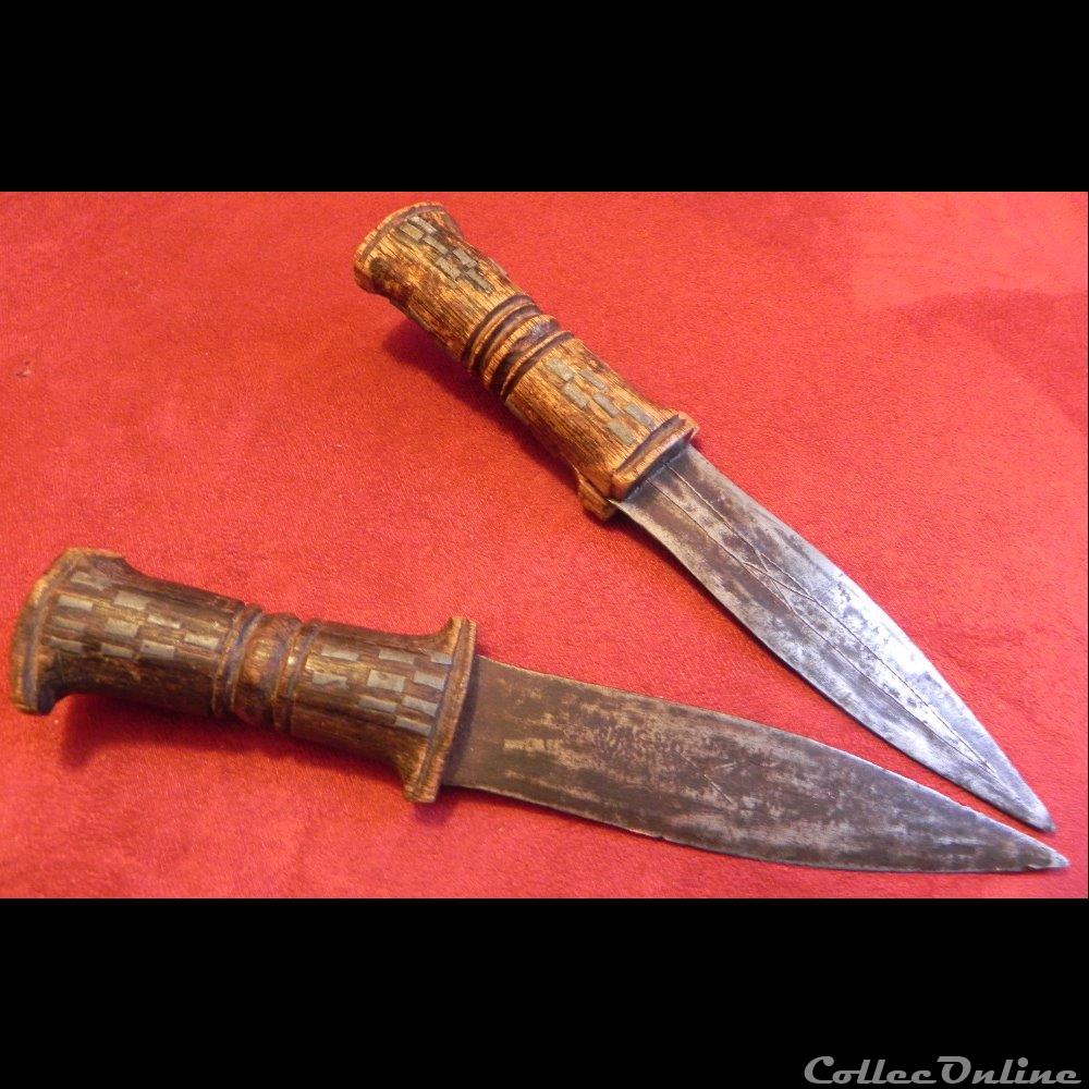 couteaux afrique à identifer 4 militarium arme blanch mandat territoriaux couteaux afrique a identifer