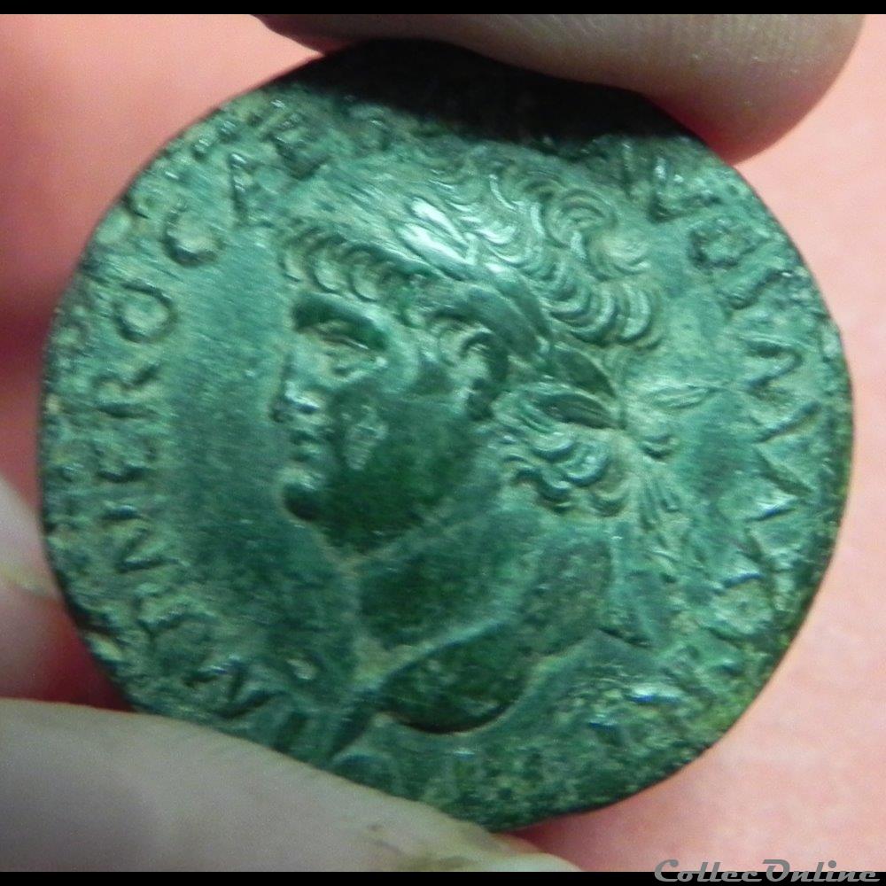 NERON AS 2 monnaie antique romaine neron as
