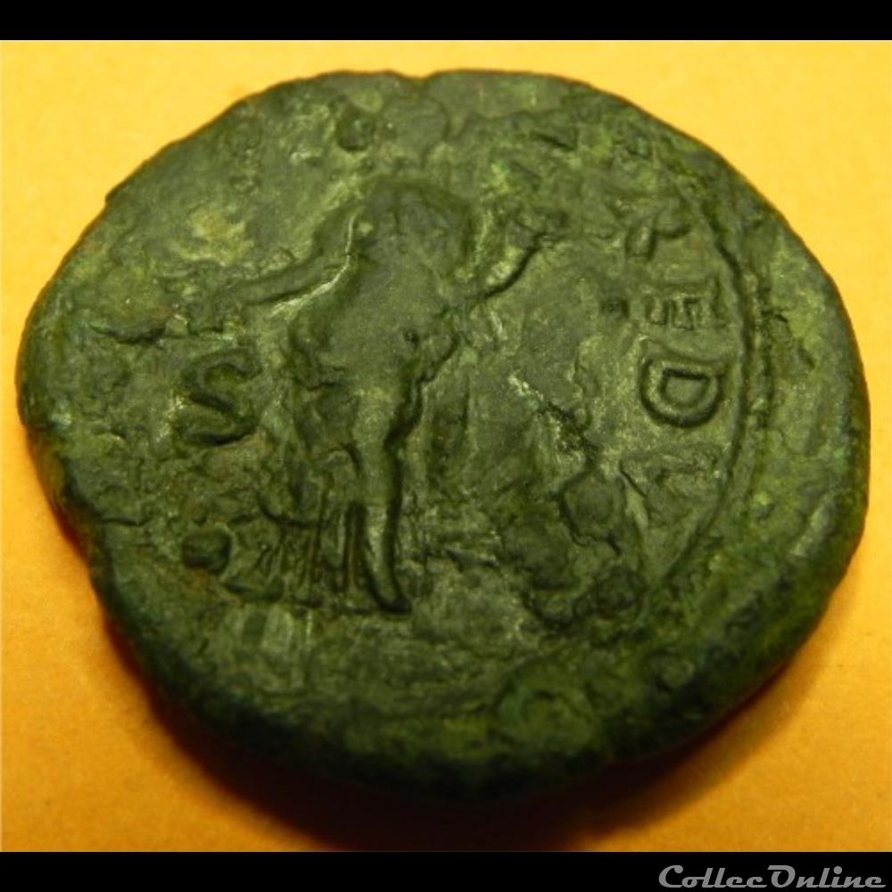 Vespasien Dupondius Fortunæ Reduci monnaie antique romaine vespasien dupondius fortun reduci