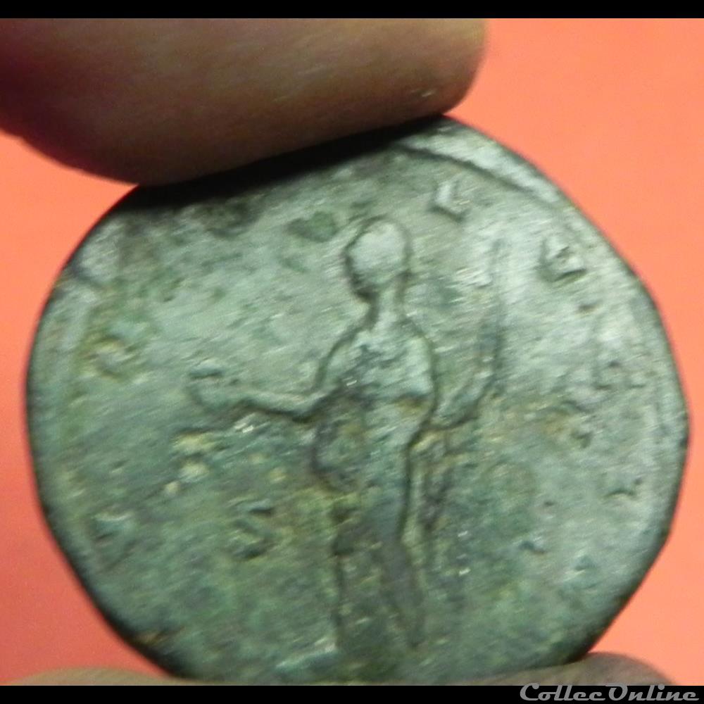 CRISPINA AS 3 monnaies antiques romaines imperiales et republicaines crispina as