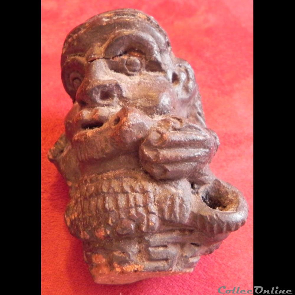 fourneau pipe Bamoun 2 art antiquite africain fourneau pipe bamoun