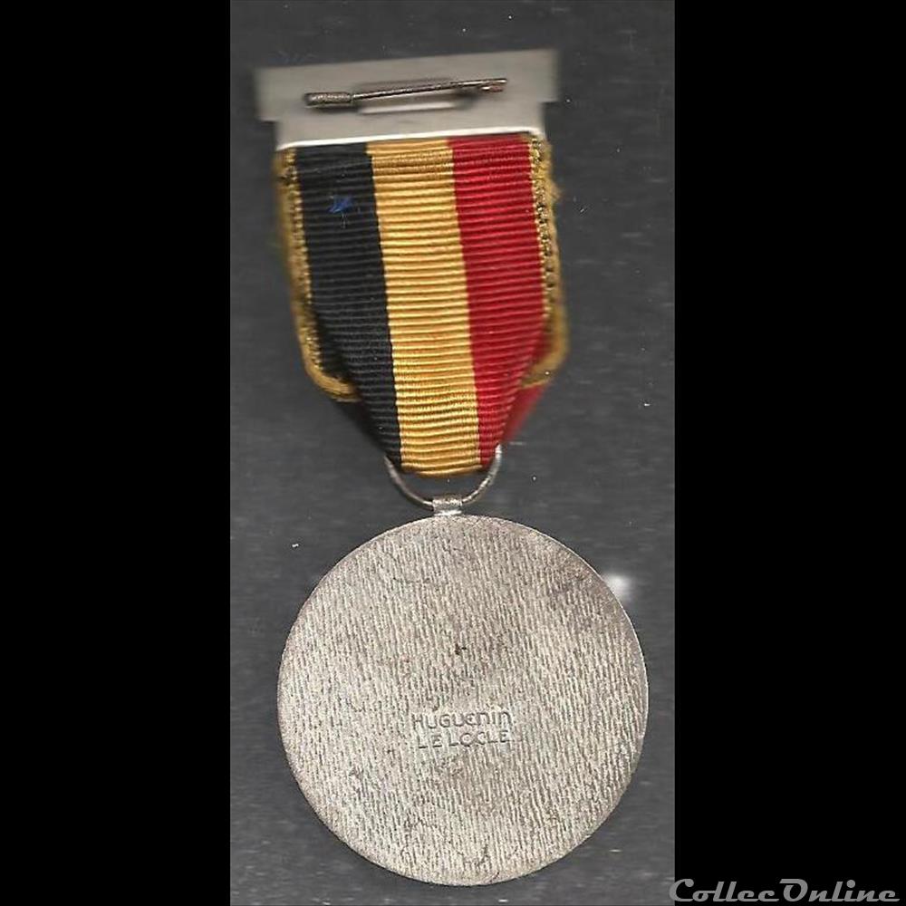 abbaye BULLET 1954 médaille de tir Suisse mandat territoriaux abbaye bullet 1954 medaille de tir suisse