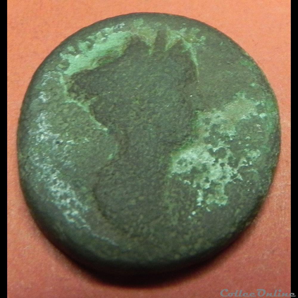 sesterce Sabina concordia Sabine, RIC² 2584 3 monnaies antiquite av jc ap romaines republicaines imperiales sesterce sabina concordia sabine ric 2584