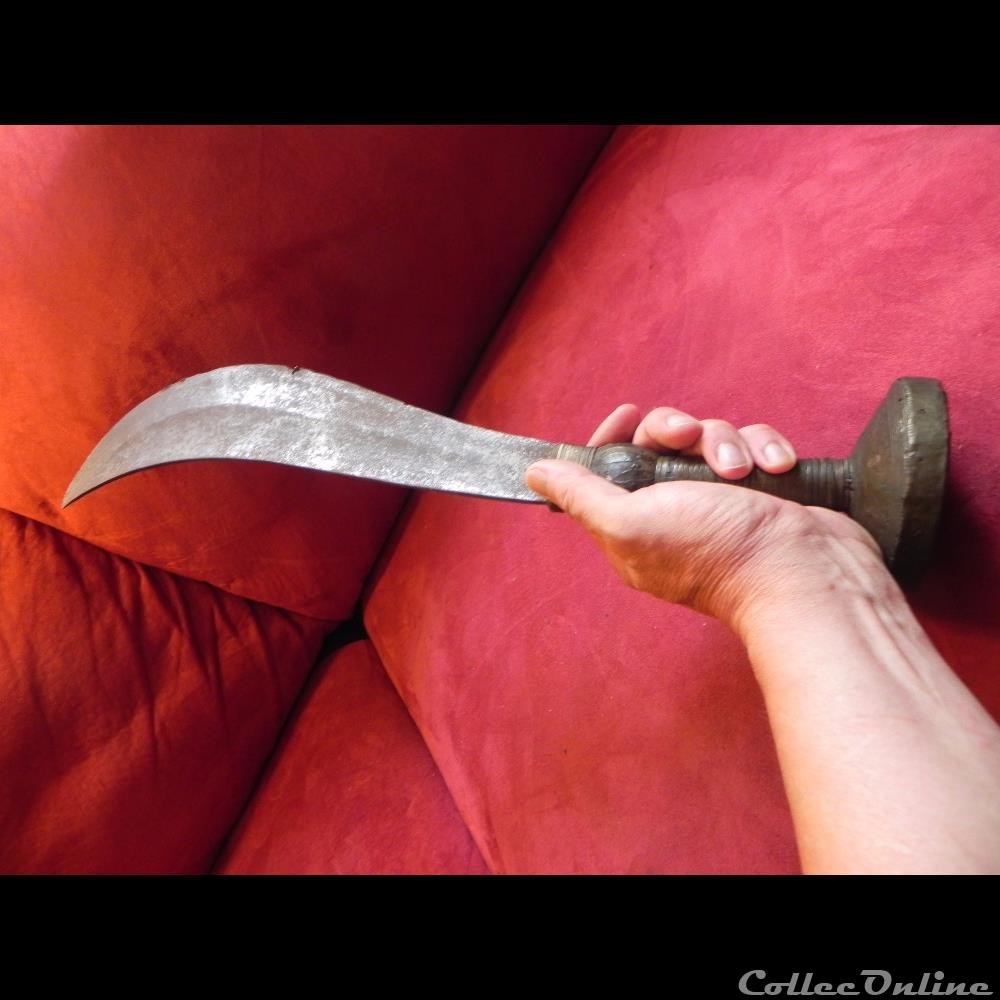 pré-monnaies :Zaïre Oubangui éoée courte "machette " 3 primitive afrique pre monnaies zaire oubangui eoee courte machette