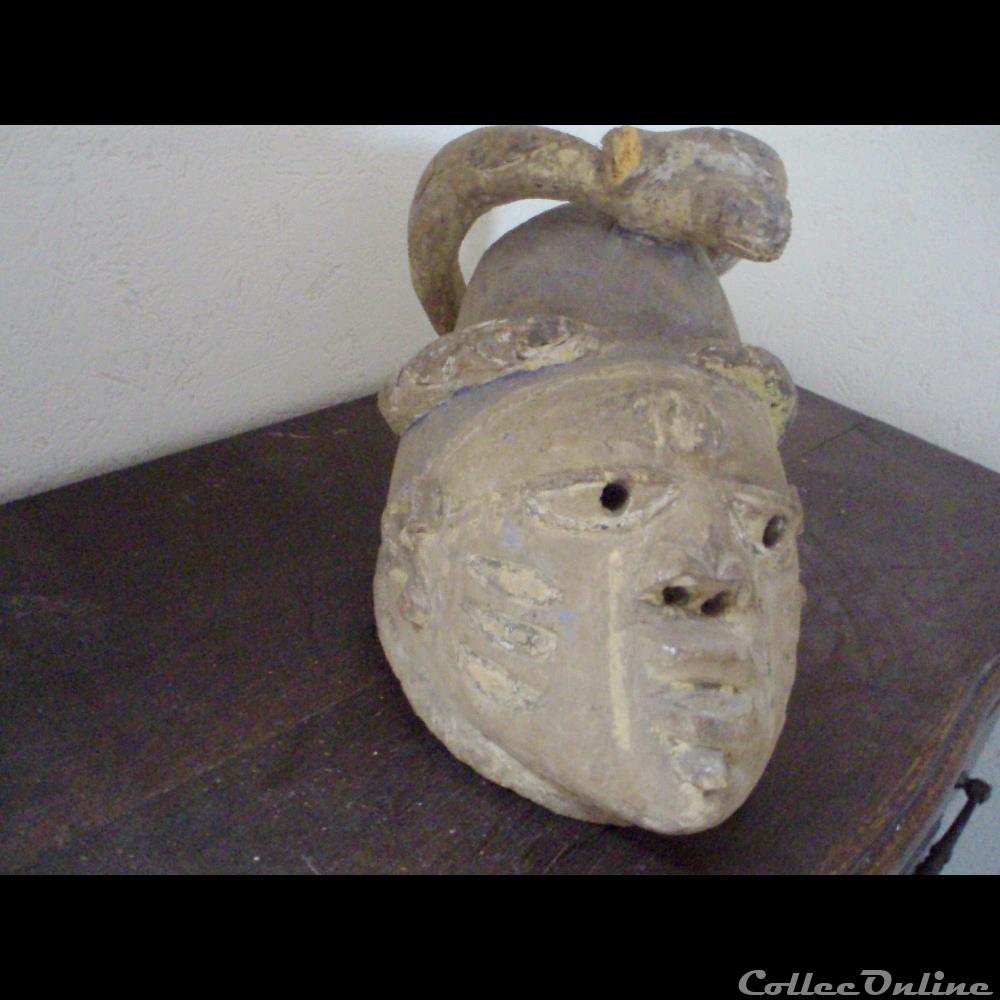 art antiquite africain masque gelede