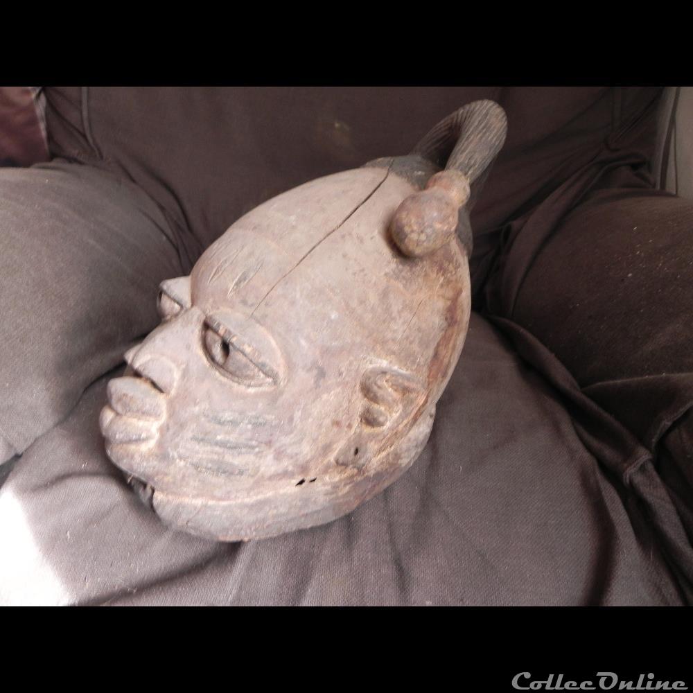 art antiquite africain masque gelede