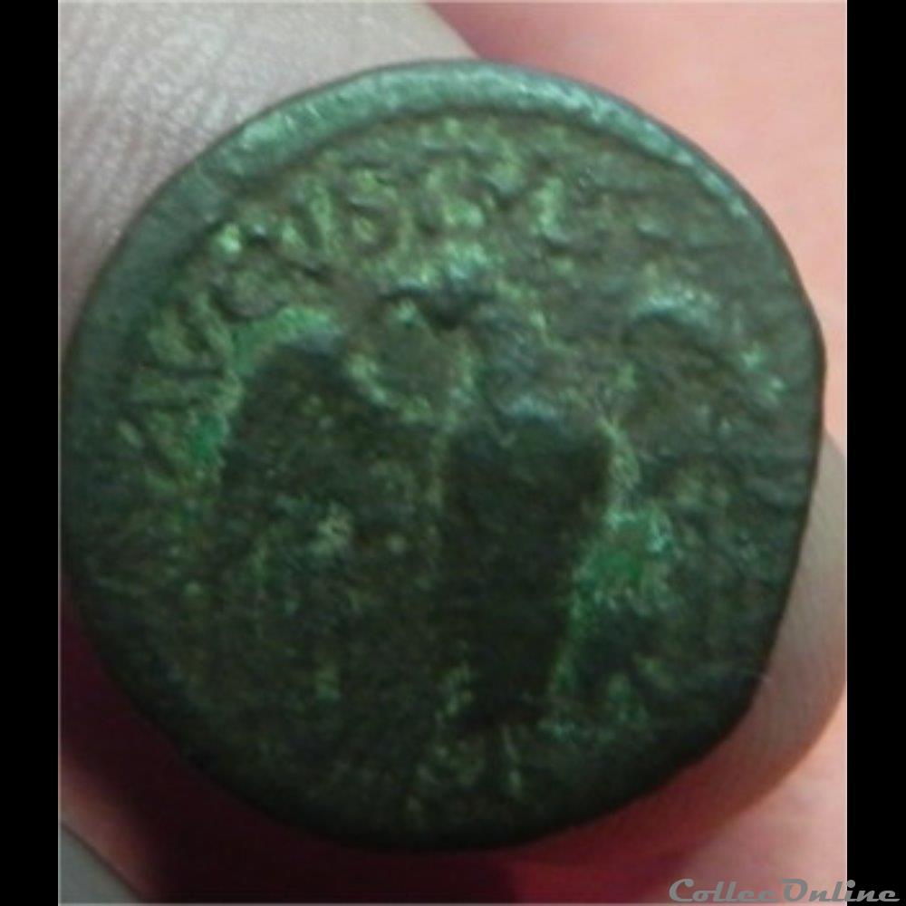 quadrans d'Auguste 5 monnaie antique romaine quadrans auguste